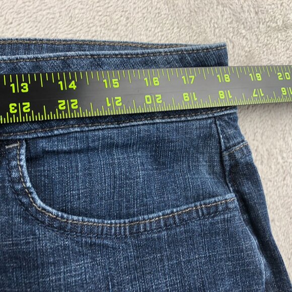 Riders By Lee Womens Jeans Size 16P Blue Denim Mid Rise Straight Leg Classic - Picture 5 of 14